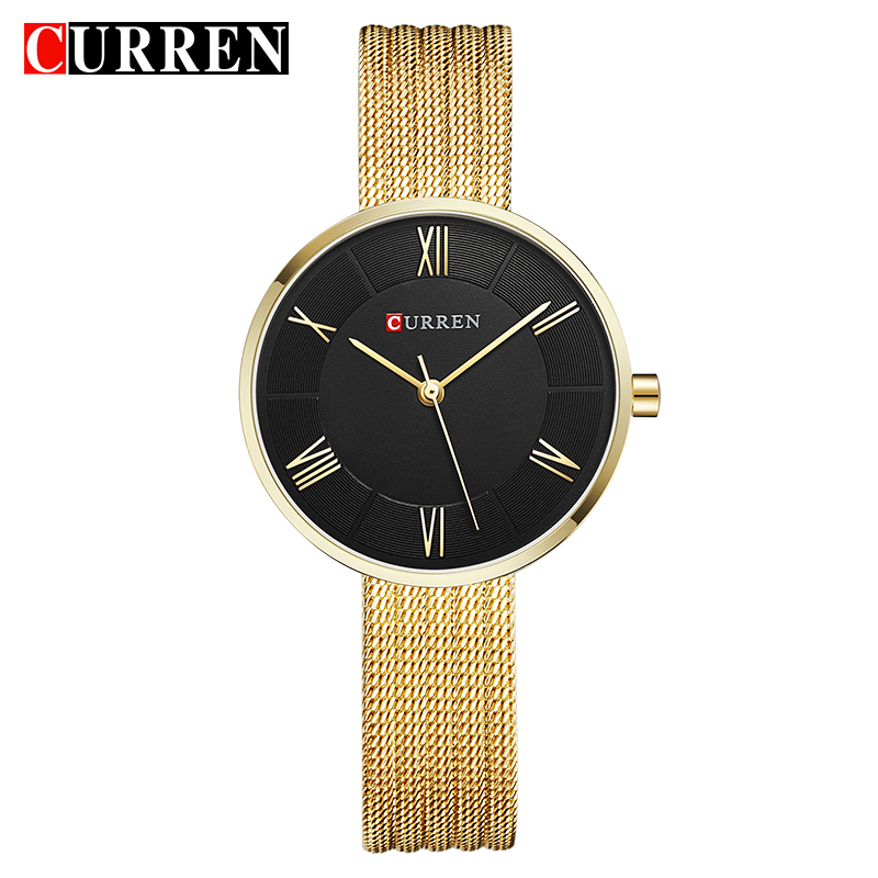 Ladies Fashion Watch - CURREN 9020 Small Dial Quartz Watch