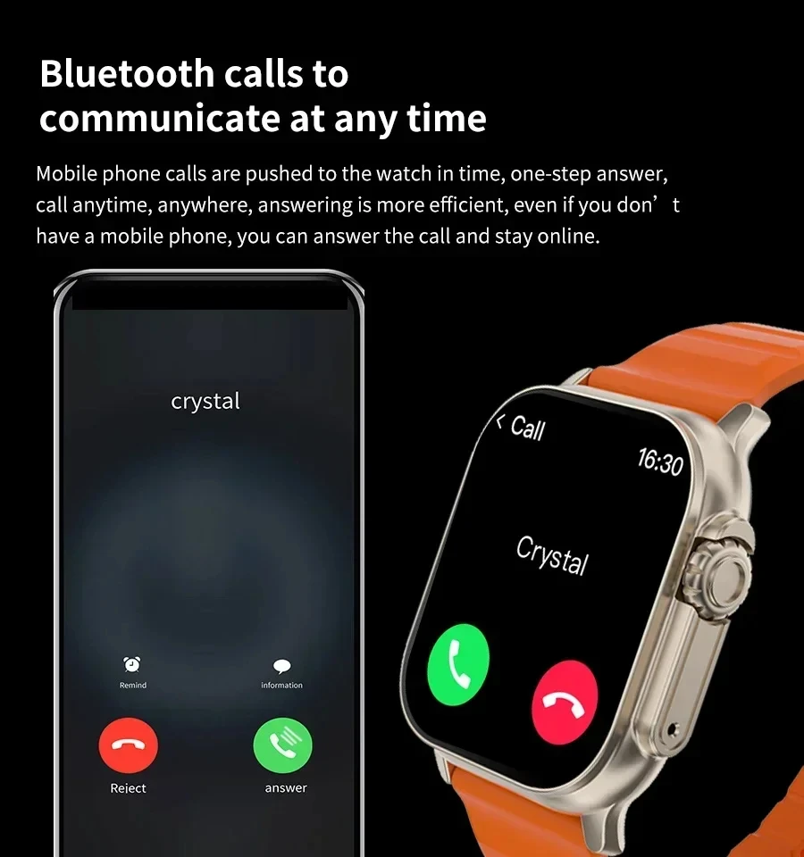 New Watch T10 Ultra Smart Watc - Smartwatch Watches For Mens 评论和价格