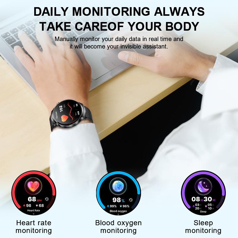 LIGE Men Smart Watch BT Call W - Smartwatch Noise Watches 评论和价格
