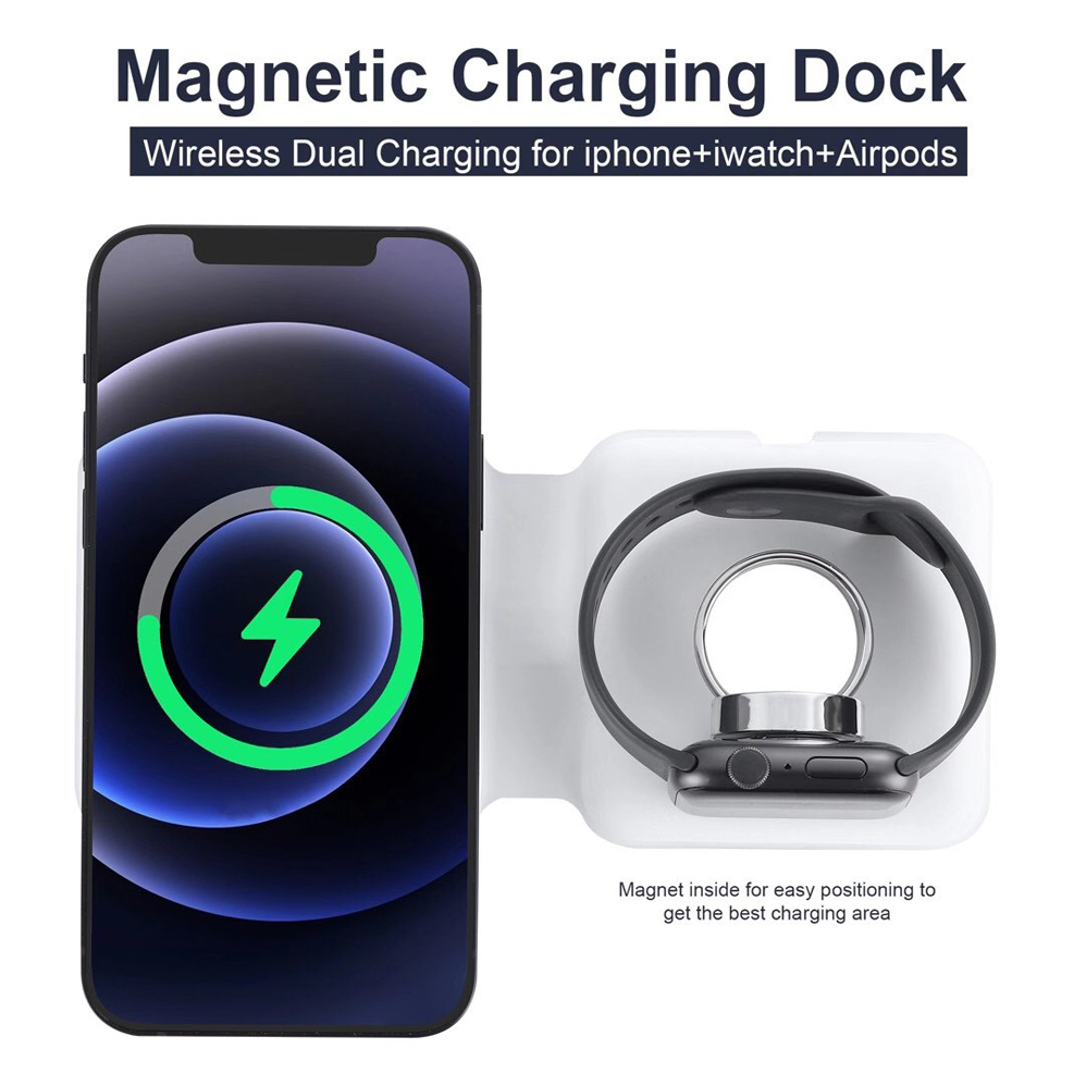 2IN1 Magnetic Wireless Charger - Xwatch Smartwatch 评论和价格