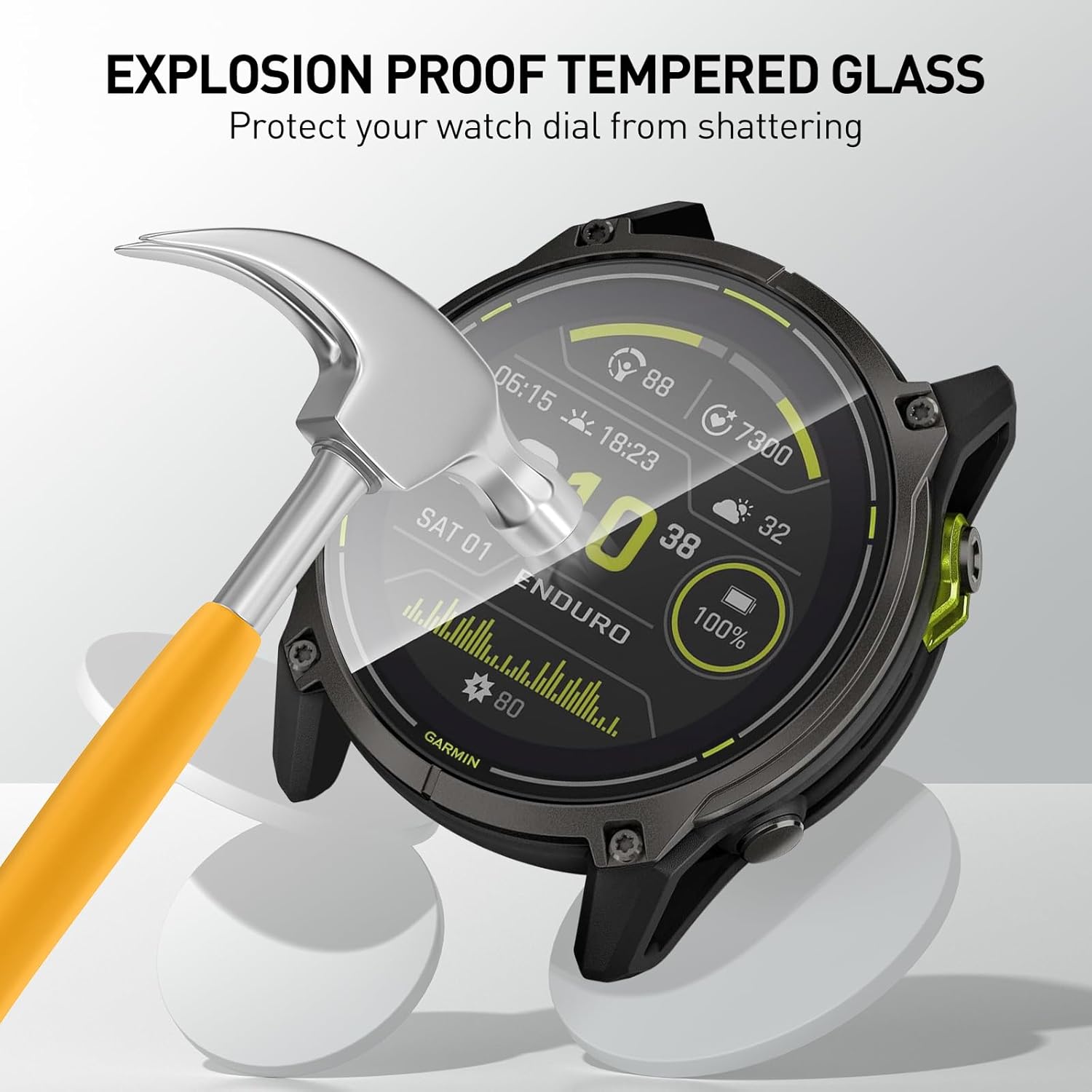 Tempered Glass Films For Garmi - Xwatch Smartwatch 评论和价格