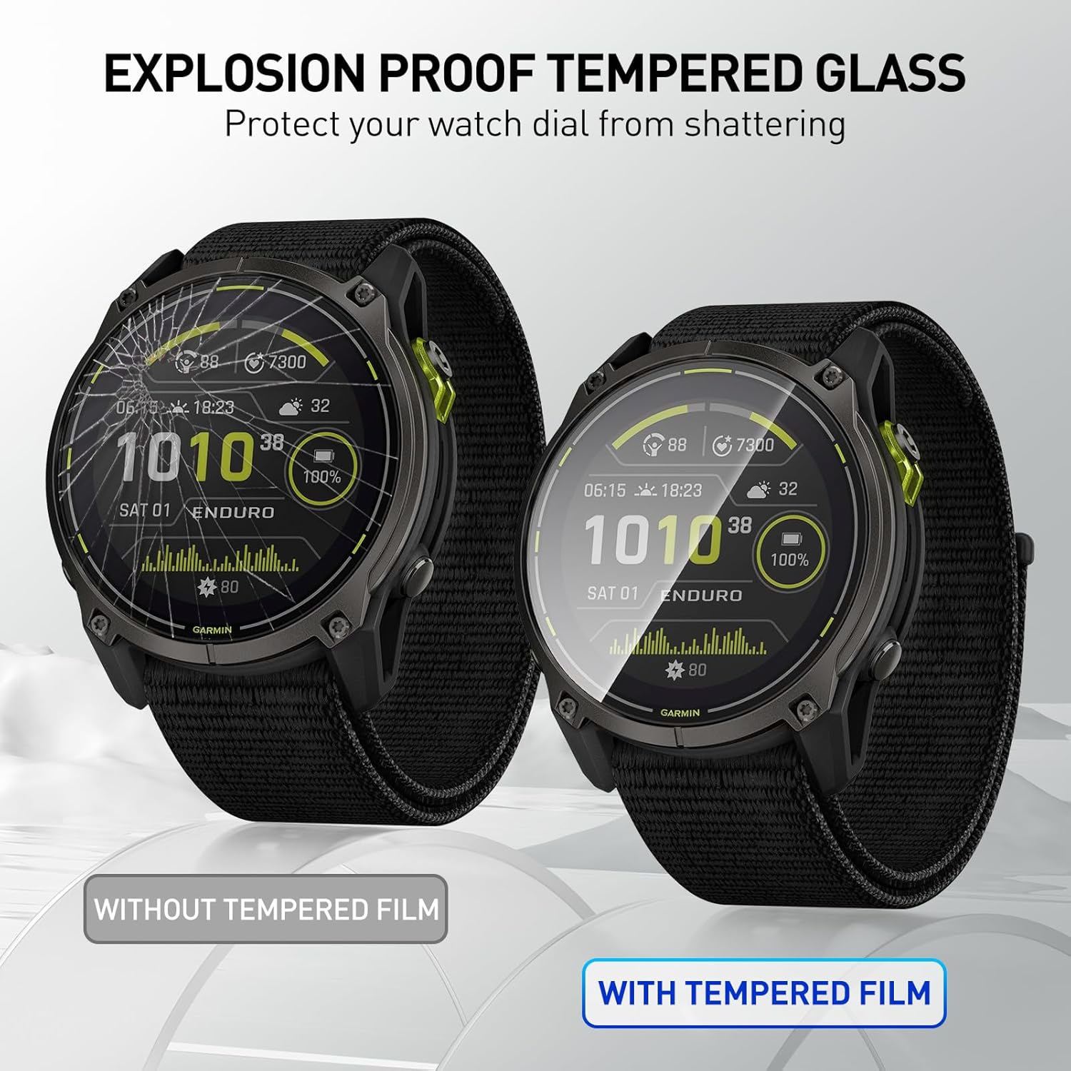 Tempered Glass Films For Garmi - Xwatch Smartwatch 评论和价格