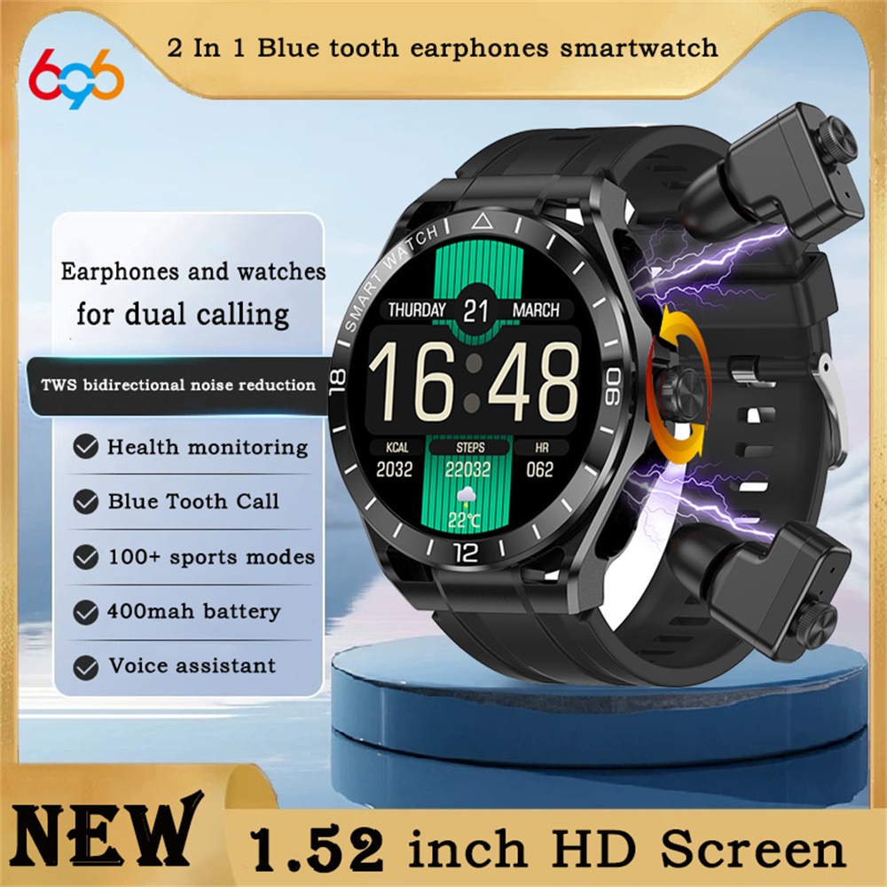 Smart Watch 2 In 1 Blue Tooth  - Smartwatch Noise Watches 评论和价格