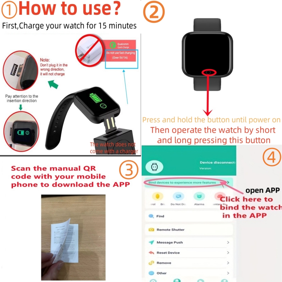 Smart Watch Message Remind Mus - Smartwatch Watches For Mens 评论和价格