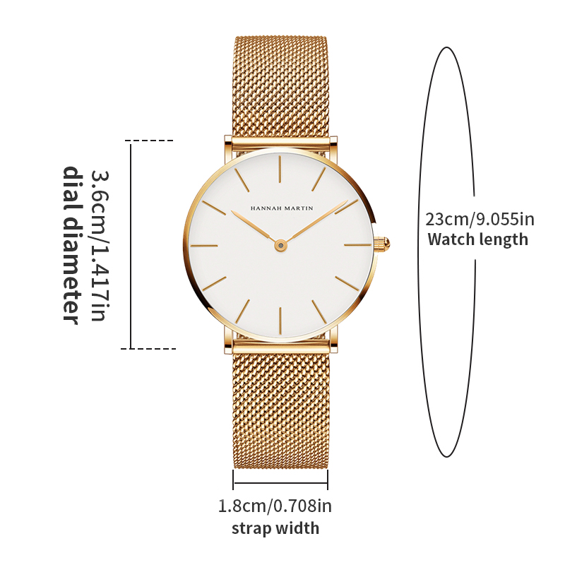 Hannah Martin Brand Women's Wa - Anti-Magnetic Watch 评论和价格