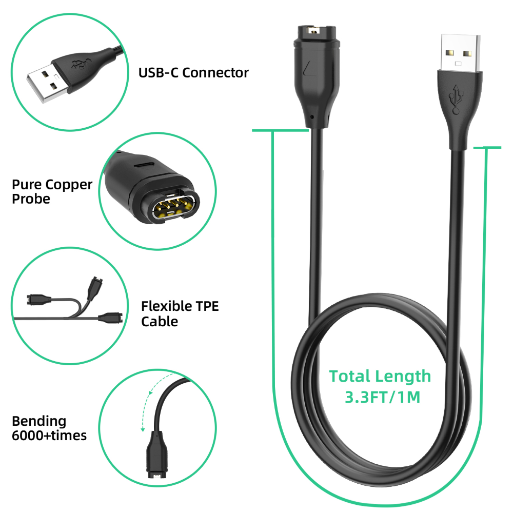 Charging cable suitable for Ga - Xwatch Smartwatch 评论和价格