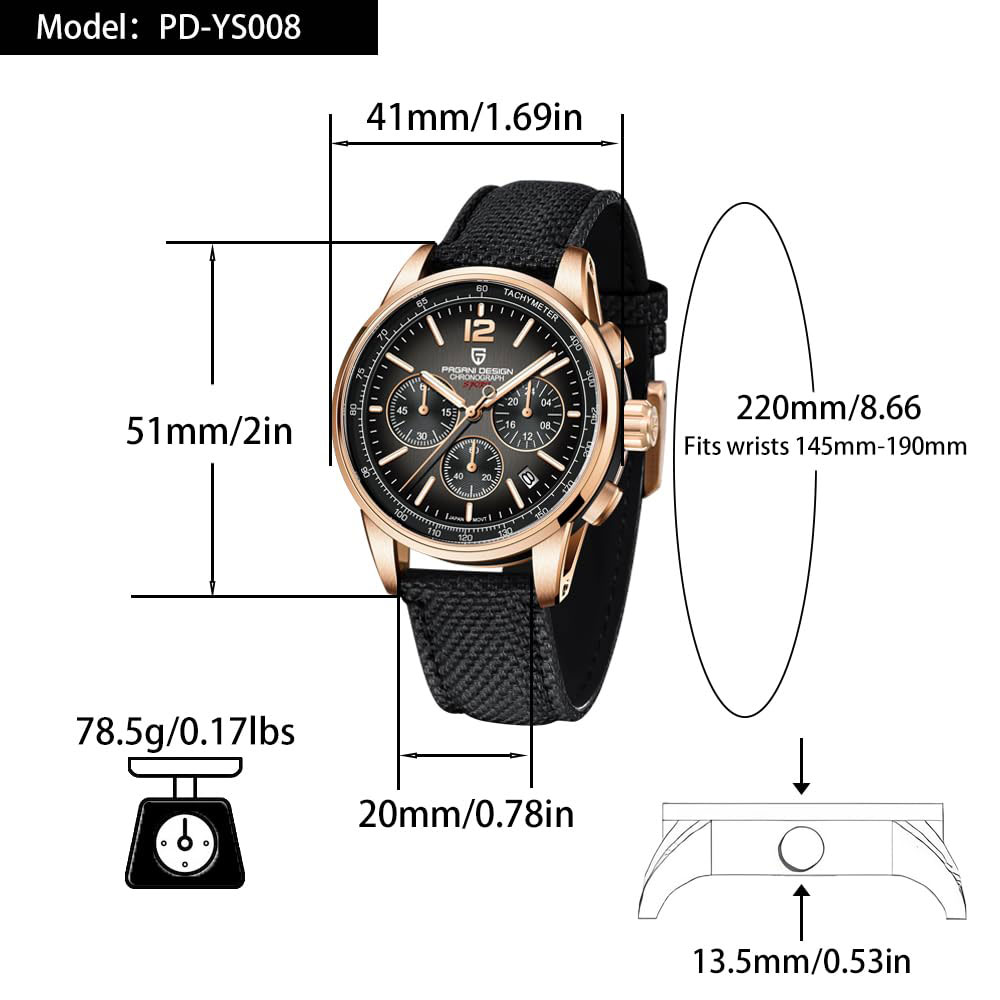 PAGANI DESIGN New Mens Watch 4 - Anti-Magnetic Watch 评论和价格