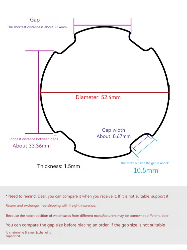 Mineral glass For Diesel DZ431 - Watch Esim 评论和价格