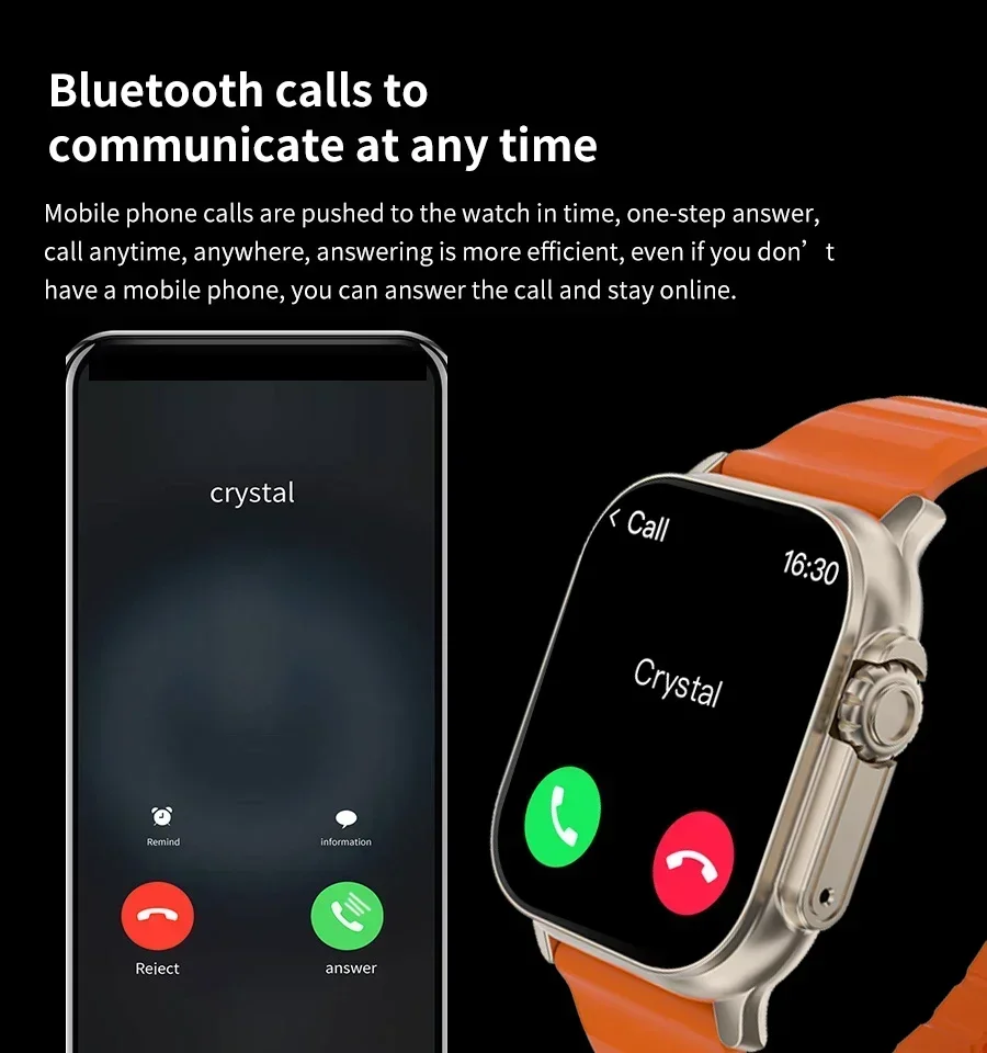 New Series 9 Watch PK HK8 PRO  - Smartwatch Watches For Mens 评论和价格