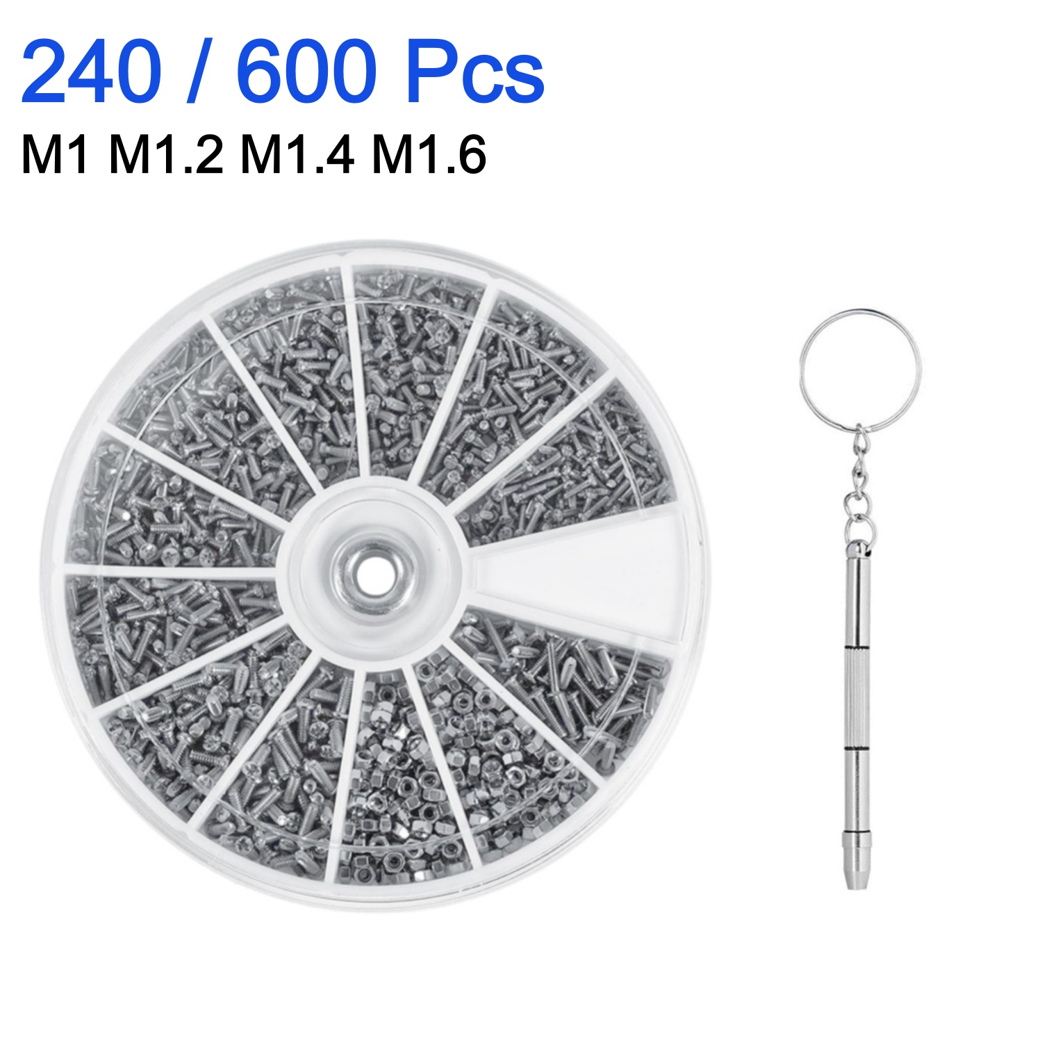 240/600Pcs small screw nut scr - Watch Tool Repair Kit 评论和价格
