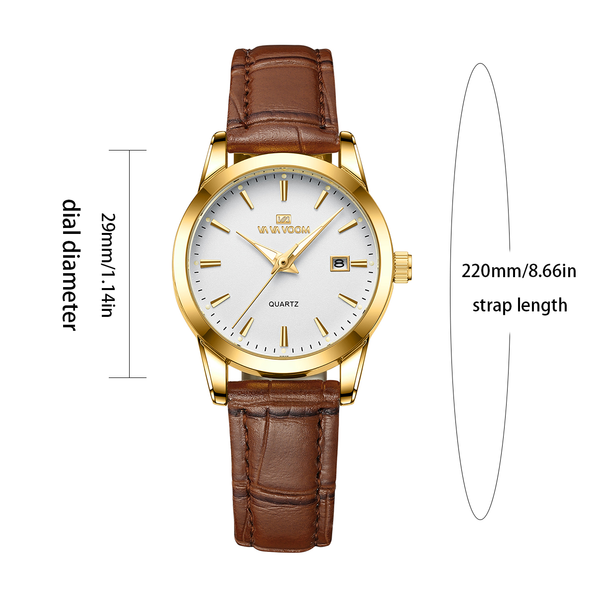 Women Watches Fashion 29mm Min - Anti-Magnetic Watch 评论和价格