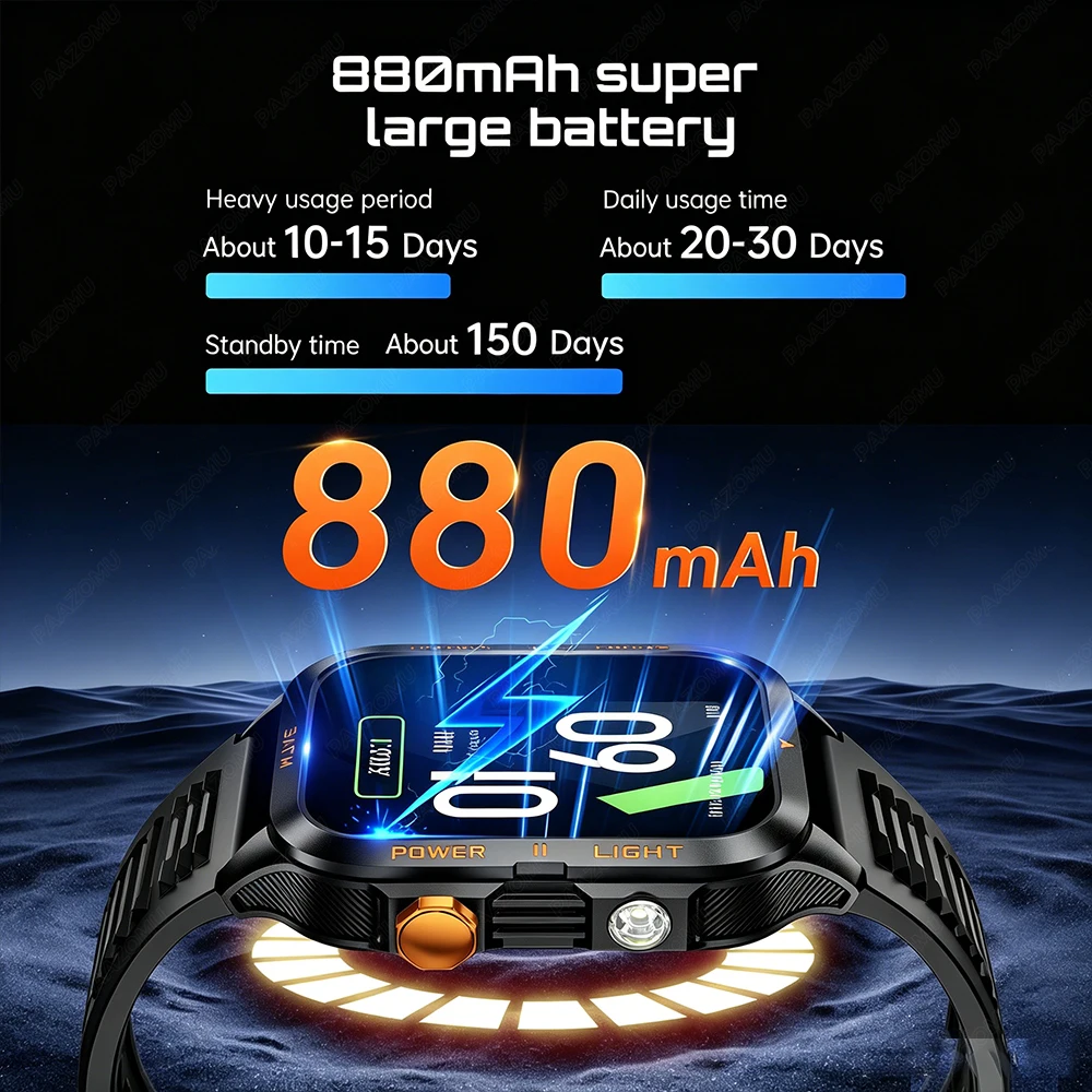 Military Grade SmartWatch Men  - Smartwatch Watches For Mens 评论和价格